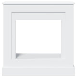 Fireplace Surround White 90x30x90 cm Engineered Wood - Top-Down View