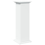 Display Stand with Storage White 31x30x90 cm Engineered Wood - Front View