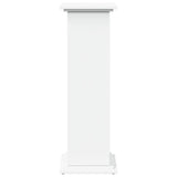 Display Stand with Storage White 31x30x90 cm Engineered Wood - 45-Degree Angle
