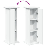 Display Stand with Storage White 31x30x90 cm Engineered Wood - Extra Image