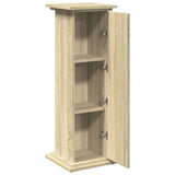 Display Stand with Storage Sonoma Oak 31x30x90 cm Engineered Wood