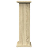 Display Stand with Storage Sonoma Oak 31x30x90 cm Engineered Wood