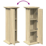 Display Stand with Storage Sonoma Oak 31x30x90 cm Engineered Wood