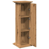 Display Stand with Storage Artisan Oak 31x30x90 cm Engineered Wood - Top-Down View