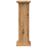 Display Stand with Storage Artisan Oak 31x30x90 cm Engineered Wood
