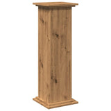 Display Stand with Storage Artisan Oak 31x30x90 cm Engineered Wood
