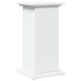 Display Stand with Storage White 31x30x60 cm Engineered Wood - Front View