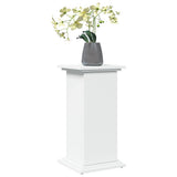 Display Stand with Storage White 31x30x60 cm Engineered Wood - Side View