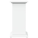 Display Stand with Storage White 31x30x60 cm Engineered Wood