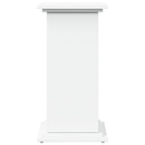 Display Stand with Storage White 31x30x60 cm Engineered Wood - 45-Degree Angle