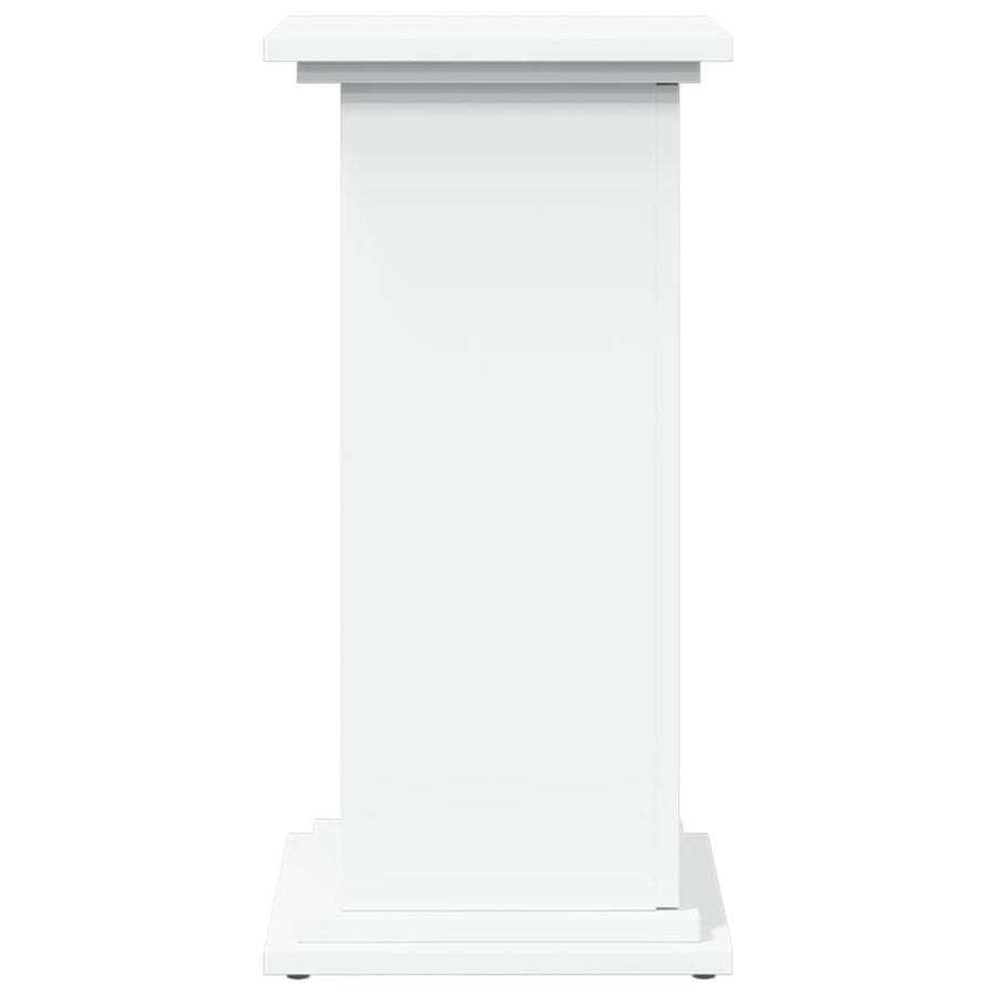 Display Stand with Storage White 31x30x60 cm Engineered Wood