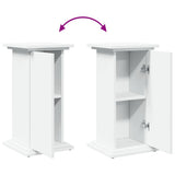 Display Stand with Storage White 31x30x60 cm Engineered Wood - Extra Image