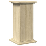 Display Stand with Storage Sonoma Oak 31x30x60 cm Engineered Wood - Front View