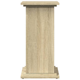 Display Stand with Storage Sonoma Oak 31x30x60 cm Engineered Wood