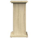 Display Stand with Storage Sonoma Oak 31x30x60 cm Engineered Wood