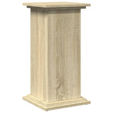 Display Stand with Storage Sonoma Oak 31x30x60 cm Engineered Wood - Low Angle