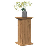 Display Stand with Storage Artisan Oak 31x30x60 cm Engineered Wood - Side View