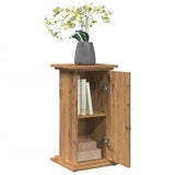 Display Stand with Storage Artisan Oak 31x30x60 cm Engineered Wood - Top-Down View