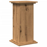 Display Stand with Storage Artisan Oak 31x30x60 cm Engineered Wood - Low Angle