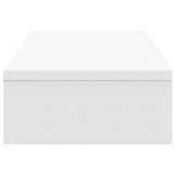 Monitor Stand Adjustable White 60x24x10.5 cm Engineered Wood