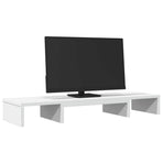 Monitor St& Riser Adjustable White 80x24x10.5 cm