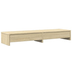 Monitor St& with Drawers Sonoma Oak 100x27x15 cm