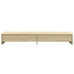 Monitor St& with Drawers Sonoma Oak 100x27x15 cm