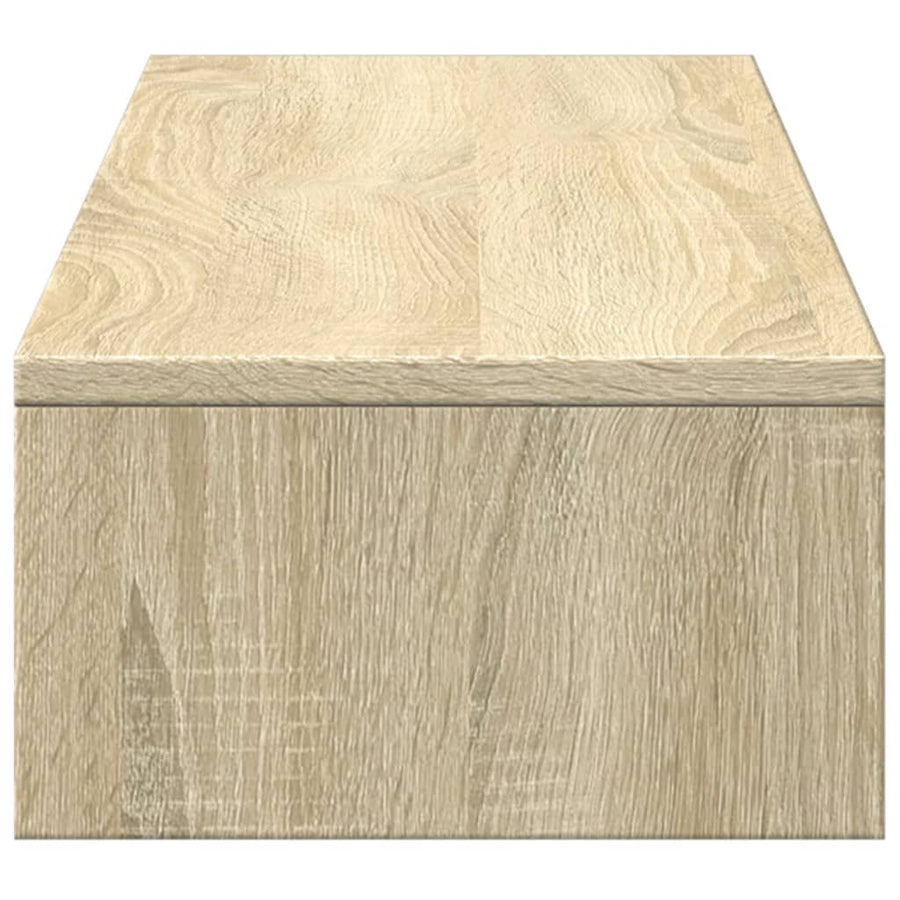 Monitor St& with Drawers Sonoma Oak 100x27x15 cm