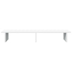 Monitor Stand White 100x27x15 cm Engineered Wood