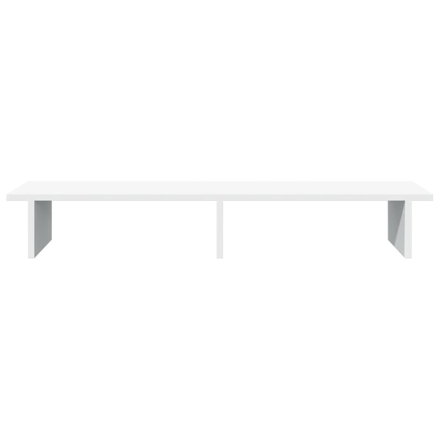 Monitor Stand White 100x27x15 cm Engineered Wood