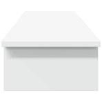 Monitor Stand White 100x27x15 cm Engineered Wood