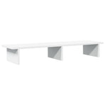 Monitor Stand White 100x27x15 cm Engineered Wood