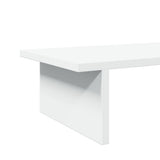 Monitor Stand White 100x27x15 cm Engineered Wood