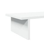 Monitor Stand White 100x27x15 cm Engineered Wood