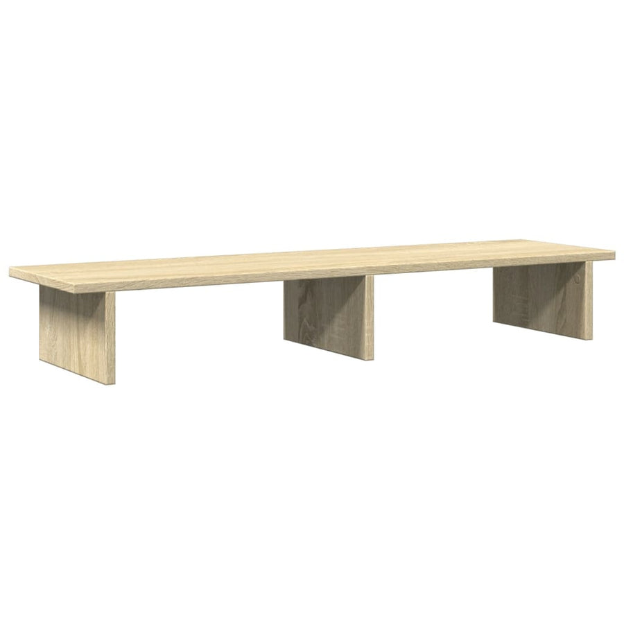 Monitor Stand Sonoma Oak 100x27x15 cm Engineered Wood
