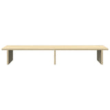 Monitor Stand Sonoma Oak 100x27x15 cm Engineered Wood - Top-Down View