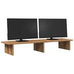 Monitor Stand Artisian Oak 100x27x15 cm Engineered Wood