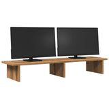 Monitor Stand Artisian Oak 100x27x15 cm Engineered Wood - Side View