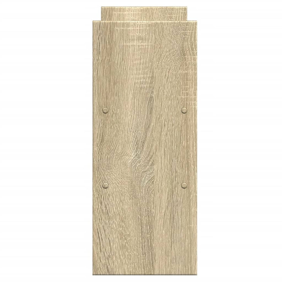Desk Organiser Adjustable Sonoma Oak 40x17x41cm Engineered Wood