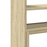 Desk Organiser Adjustable Sonoma Oak 40x17x41 cm Engineered Wood
