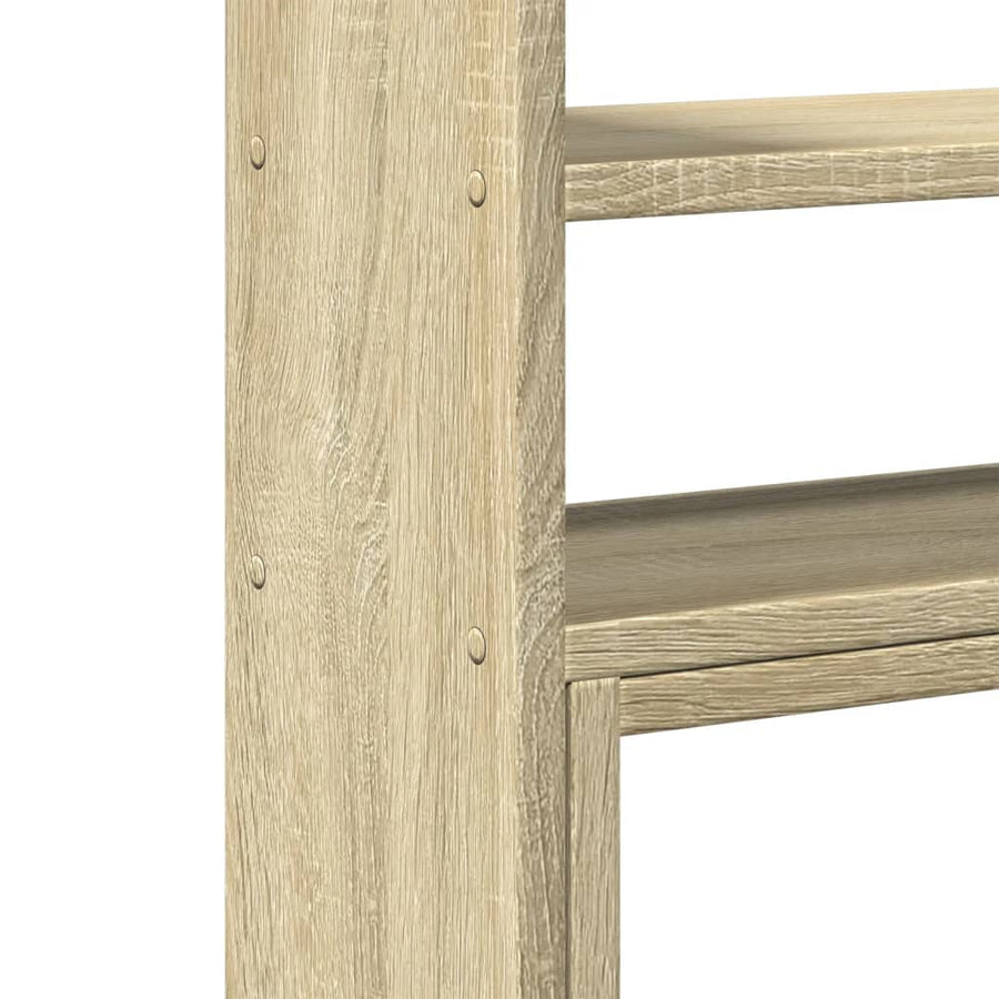 Desk Organiser Adjustable Sonoma Oak 40x17x41cm Engineered Wood