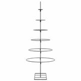 Metal Christmas Tree for Decoration Black 150 cm