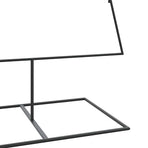 Metal Christmas Tree for Decoration Black 210 cm