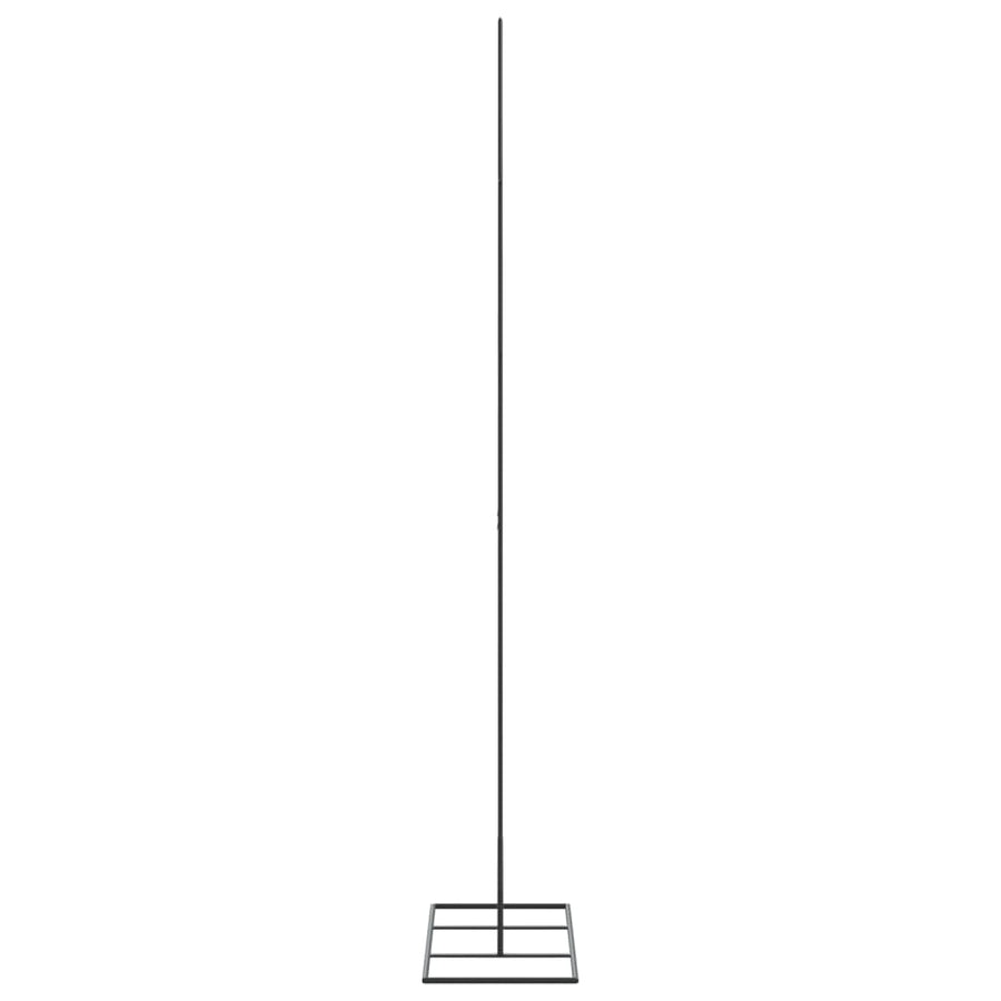 Metal Christmas Tree for Decoration Black 150 cm