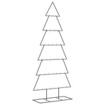 Metal Christmas Tree for Decoration Black 180 cm