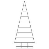 Metal Christmas Tree for Decoration Black 150 cm