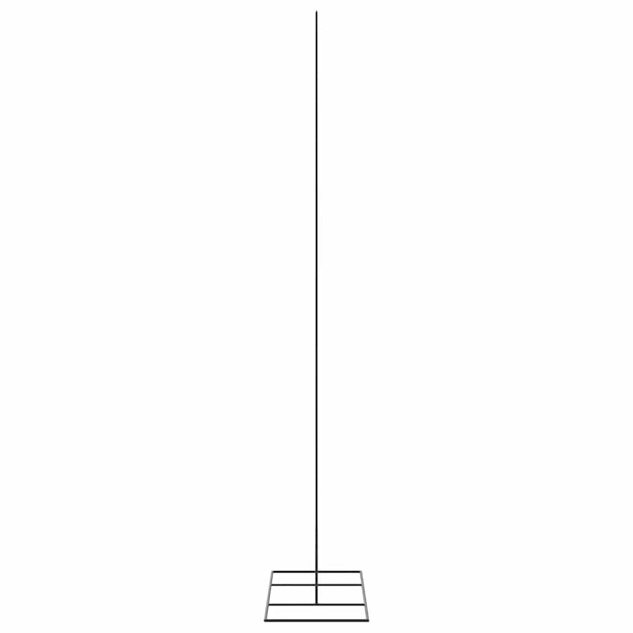 Metal Christmas Tree for Decoration Black 180 cm
