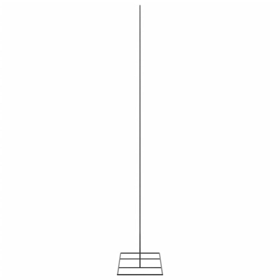 Metal Christmas Tree for Decoration Black 210 cm