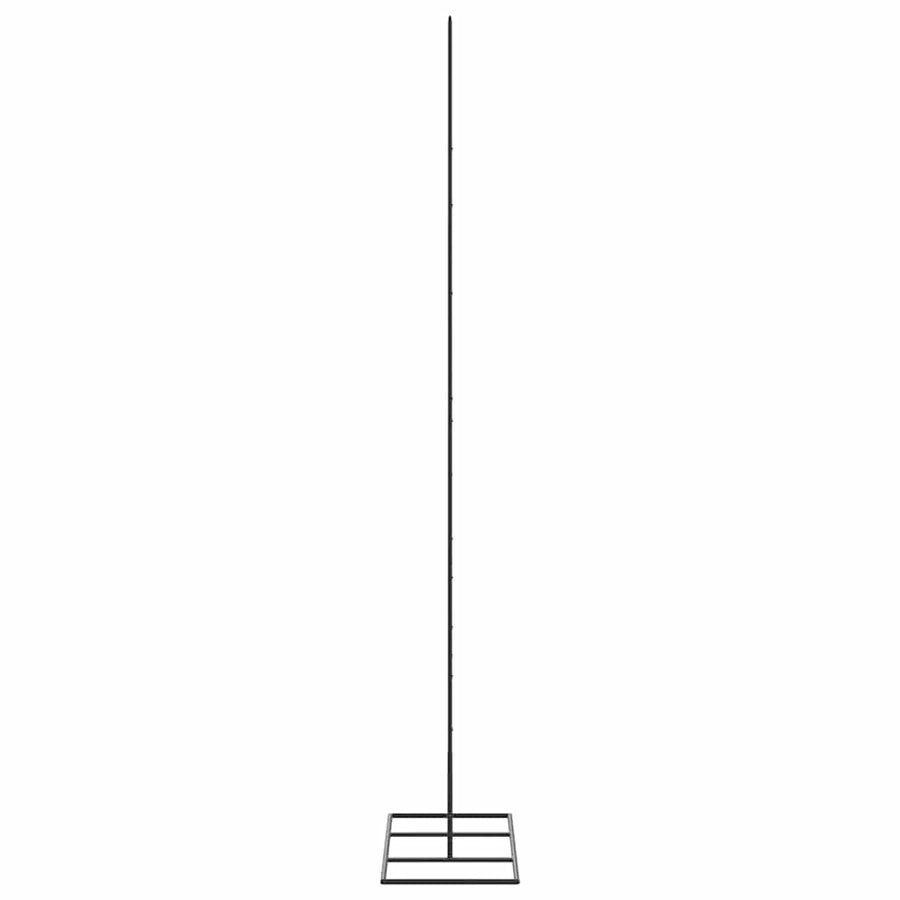 Metal Christmas Tree for Decoration Black 150 cm