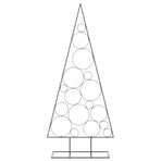 Metal Christmas Tree for Decoration Black 180 cm